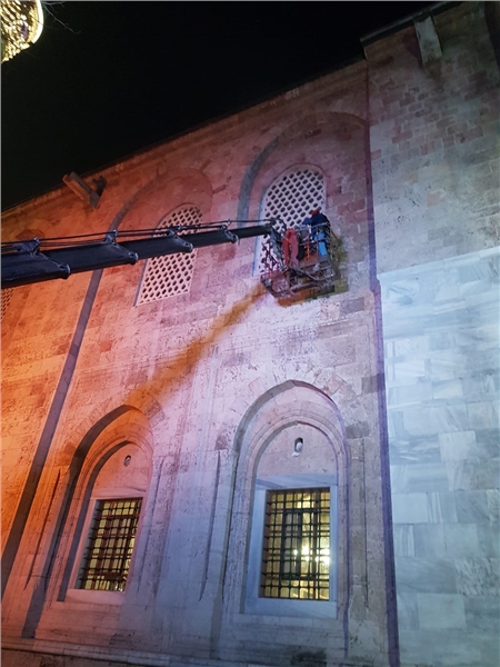 BURSA ULUCAMİ RESTORASYON AMAÇLI JEORADAR ÖLÇÜMLERİNİ TAMAMLADIK